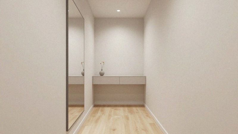 Jak optycznie powiększyć i urządzić wąski korytarz?