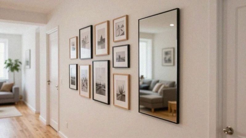 Jak stworzyć galerię na ścianie w korytarzu?