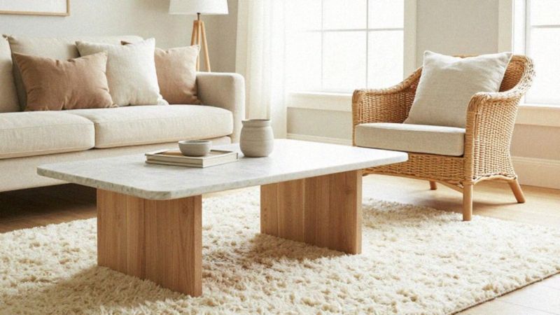 Które naturalne materiały pasują do stylu New Hampton?