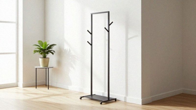 Jak wieszak stojący łączy design z funkcjonalnością?