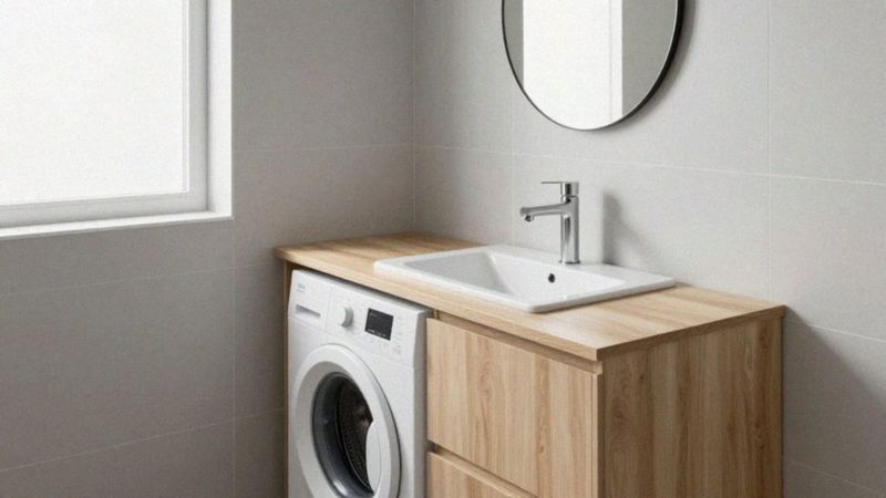 Gdzie najlepiej umieścić pralkę w łazience?
