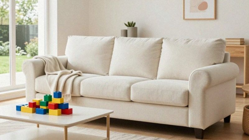 Czy sofa ze zdejmowanym pokrowcem nadaje się dla rodzin?