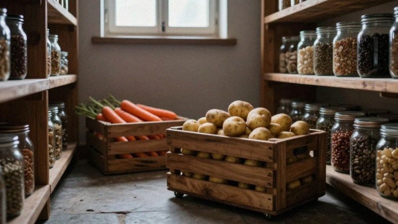 Gdzie trzymać warzywa korzeniowe w spiżarni?