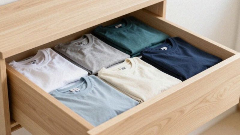 Metoda klasyczna czy KonMari do koszulek?
