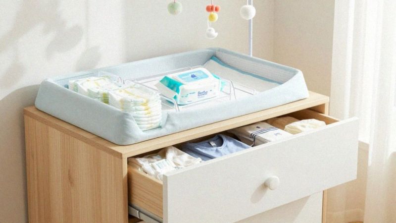 Jak zorganizować przechowywanie pieluch i akcesoriów w komodzie?