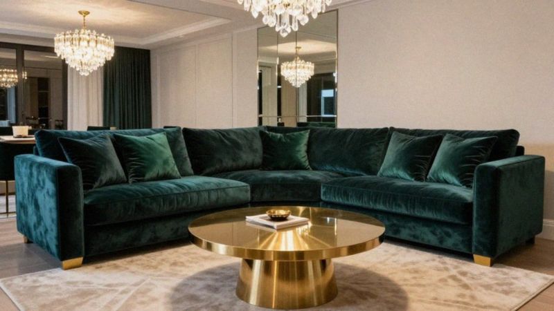 Jak dobrać kolory i tekstury w salonie glamour?