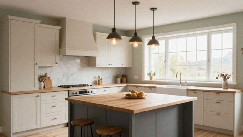 Jak dobrać kolorystykę i oświetlenie w kuchni modern farmhouse?
