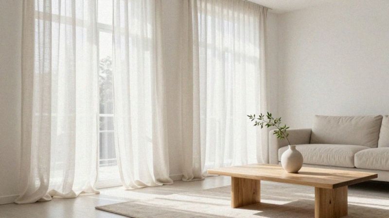 Jakie materiały firan wybrać do salonu skandynawskiego?