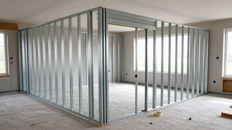 Jak wykonać stelaż i osadzić ościeżnicę w ściance działowej?
