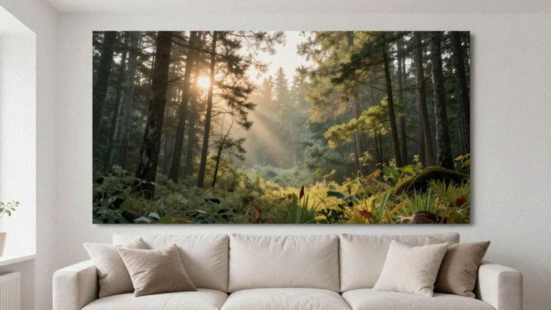 Tapeta czy fototapeta: co wybrać do salonu?