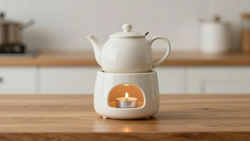 Jak bezpiecznie używać podgrzewacza tealight w dzbanku?