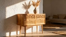 Komoda boho — elegancja i styl w Twoim wnętrzu