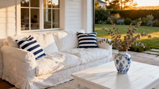Dodatki Hamptons — jak stworzyć nadmorski klimat w wnętrzu?