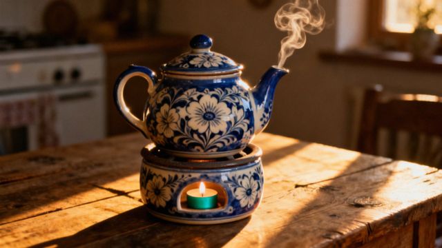 Dzbanek z podgrzewaczem ceramicznym — elegancja i funkcjonalność dla smakoszy herbaty