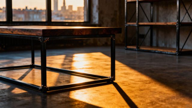 Meble z metalowymi elementami — trwałość i styl w Twoim wnętrzu