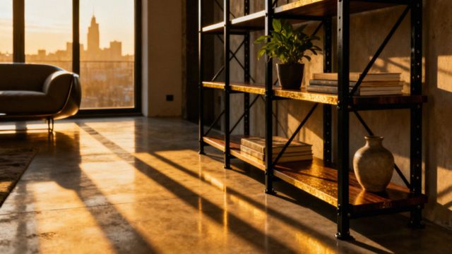 Półki loft — jak wybrać idealne do każdego wnętrza?
