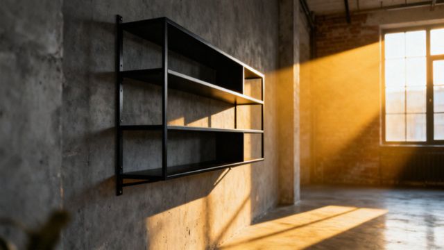 Regał ścienny metalowy — zalety, zastosowanie i montaż