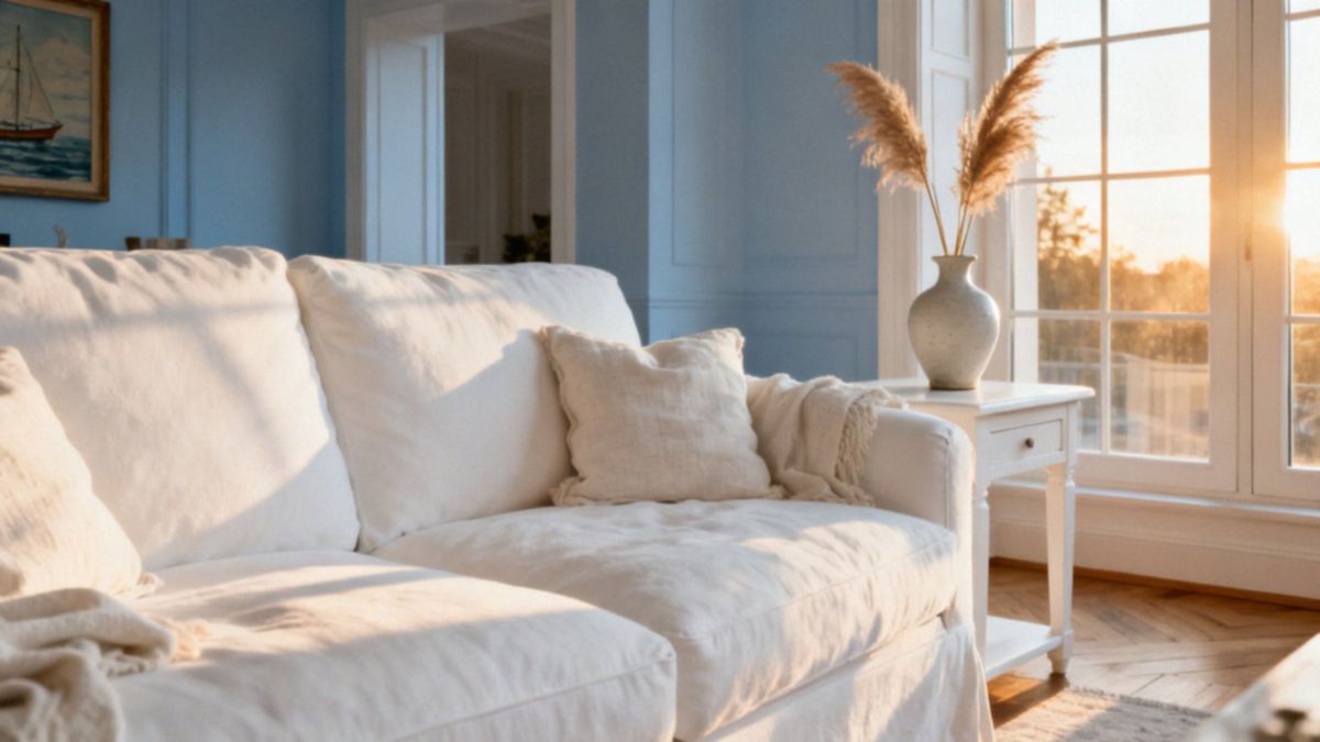 Salon w stylu Hamptons — jak urządzić elegancką przestrzeń?