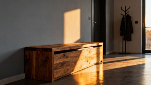 Siedzisko drewniane do przedpokoju — jak wybrać idealny model?