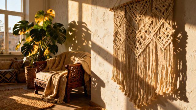 Styl boho w wnętrzach — jak stworzyć przytulną i unikalną przestrzeń?