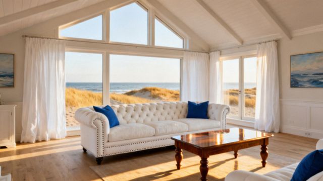 Styl Hamptons meble — jak wprowadzić nadmorską elegancję do wnętrz?