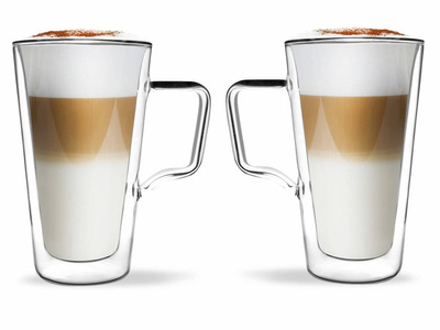 Komplet 2 szklanek do latte 350ml Diva