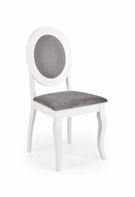 BAROCK krzesło biały / popielaty 